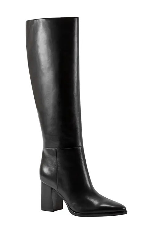 Marc Fisher LTD Perina Knee High Boot in Black at Nordstrom, Size 9.5 Regular Calf | Nordstrom