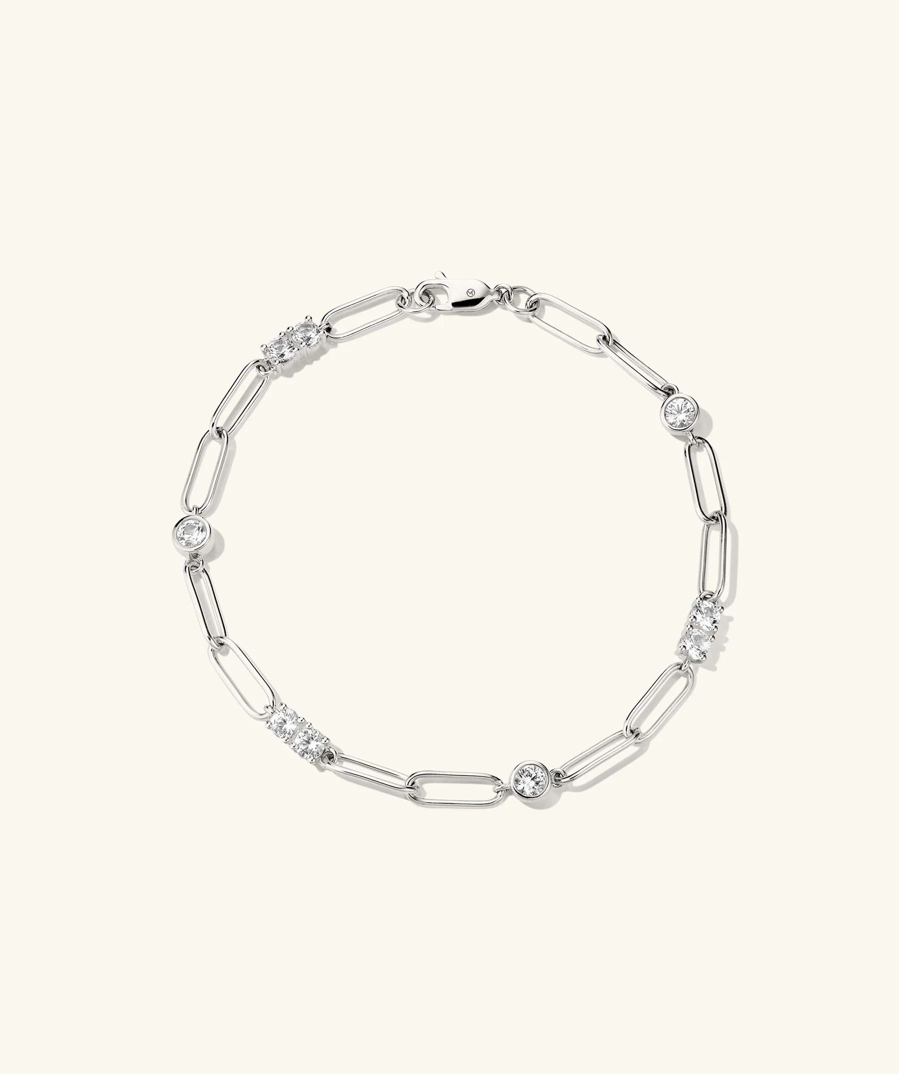 Zadie Lab Grown Sapphire Chain Bracelet | Mejuri Fine Crew