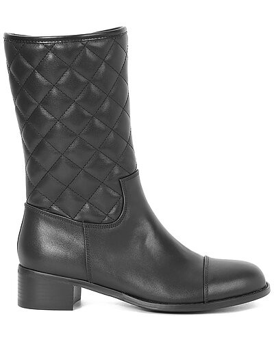 Quilted Leather Bootie | Gilt & Gilt City