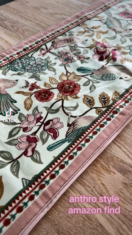 this table runner is such great quality and the perfect anthro inspired colors! it’s an amazon find under $50

#LTKunder50 #LTKSeasonal #LTKhome