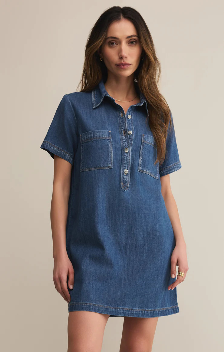 Kellie Denim Mini Dress | Z Supply