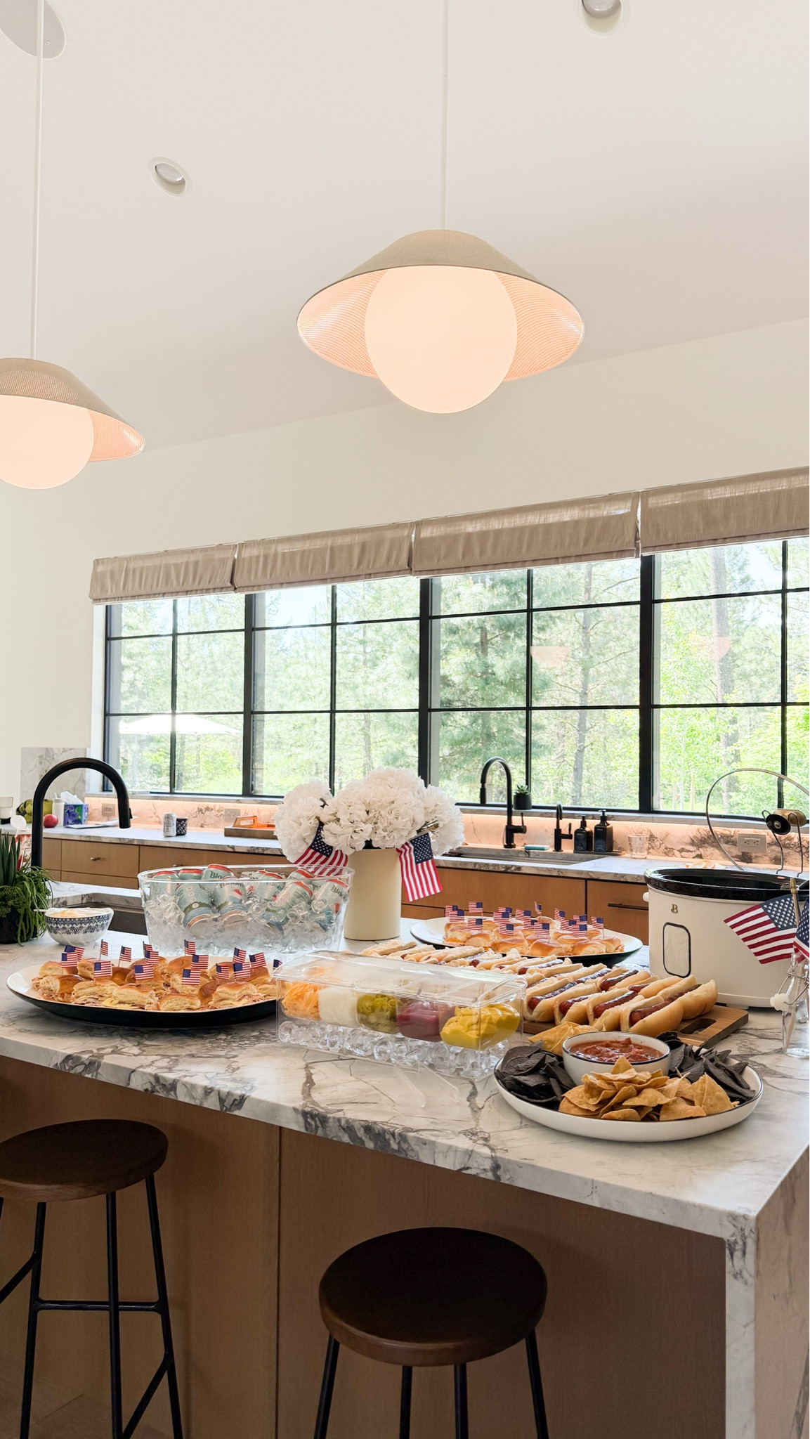 Patriotic sliders and hot dog chili bar!

Condiment tray, slow cooker, ice bucket, American flags on stick

#LTKsummer #LTKhome #LTKfestival #LTKsummer #LTKhome #LTKfestival