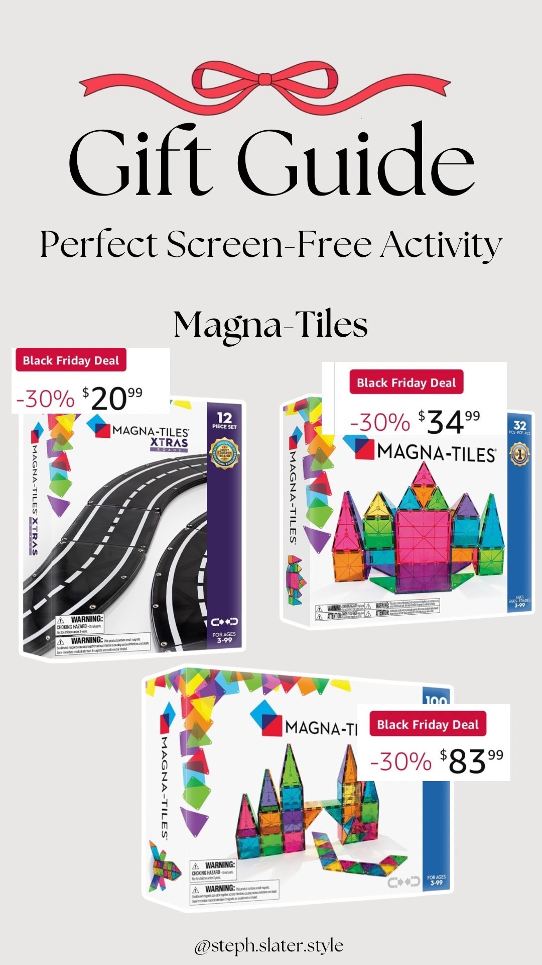 Magna-tiles are the perfect gift for the kids. On deal now during Amazon Black Friday deals Week. 

#LTKCyberWeek #LTKGiftGuide #LTKKids