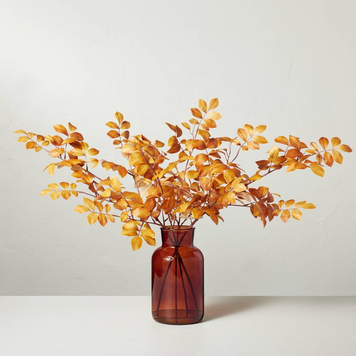 Faux Golden Ash Leaf Fall Arrangement - Hearth & Hand™ with Magnolia | Target