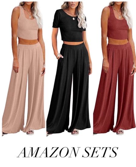 Amazon matching set 
I wear size small

#amazon #comfy #summer #laurabeverlin

#LTKSaleAlert #LTKFindsUnder50 #LTKFindsUnder100