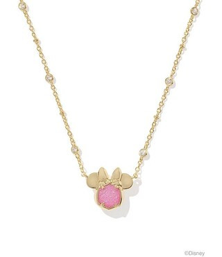 Kendra Scott Disney / Kendra Scott Gold Minnie Mouse Short Pendant Necklace | Dillard's | Dillard's