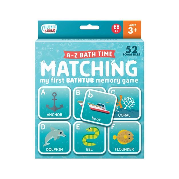 Chuckle & Roar A-Z Bath Time Matching Floating Memory Game | Target