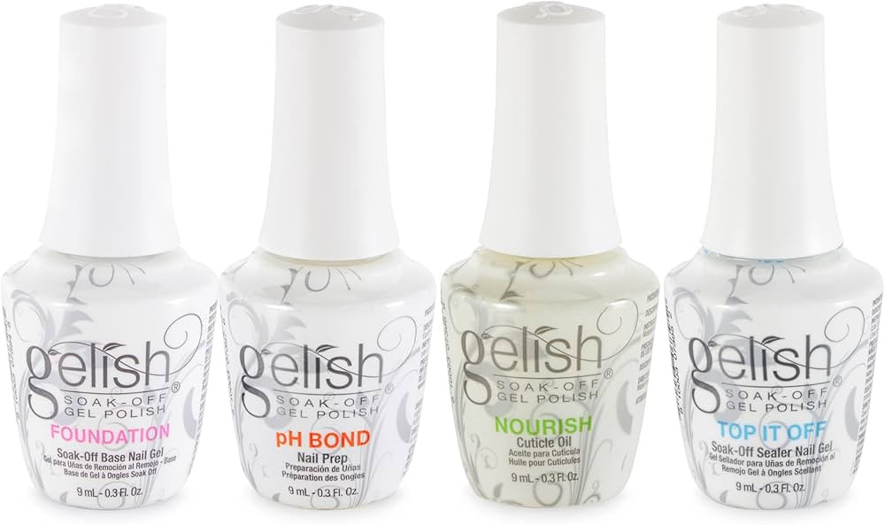 Gelish Fantastic Four Collection Soak Off Gel Nail Polish Kit | Amazon (US)