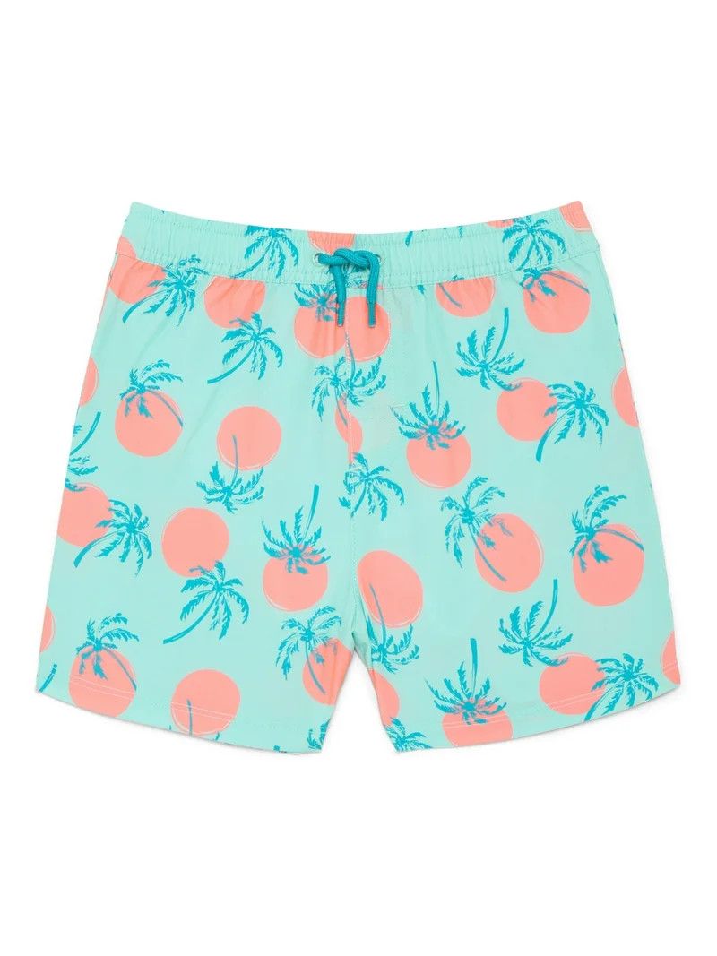 Wonder Nation Baby and Toddler Boy Swim Trunks, Size 12M-5T | Walmart (US)