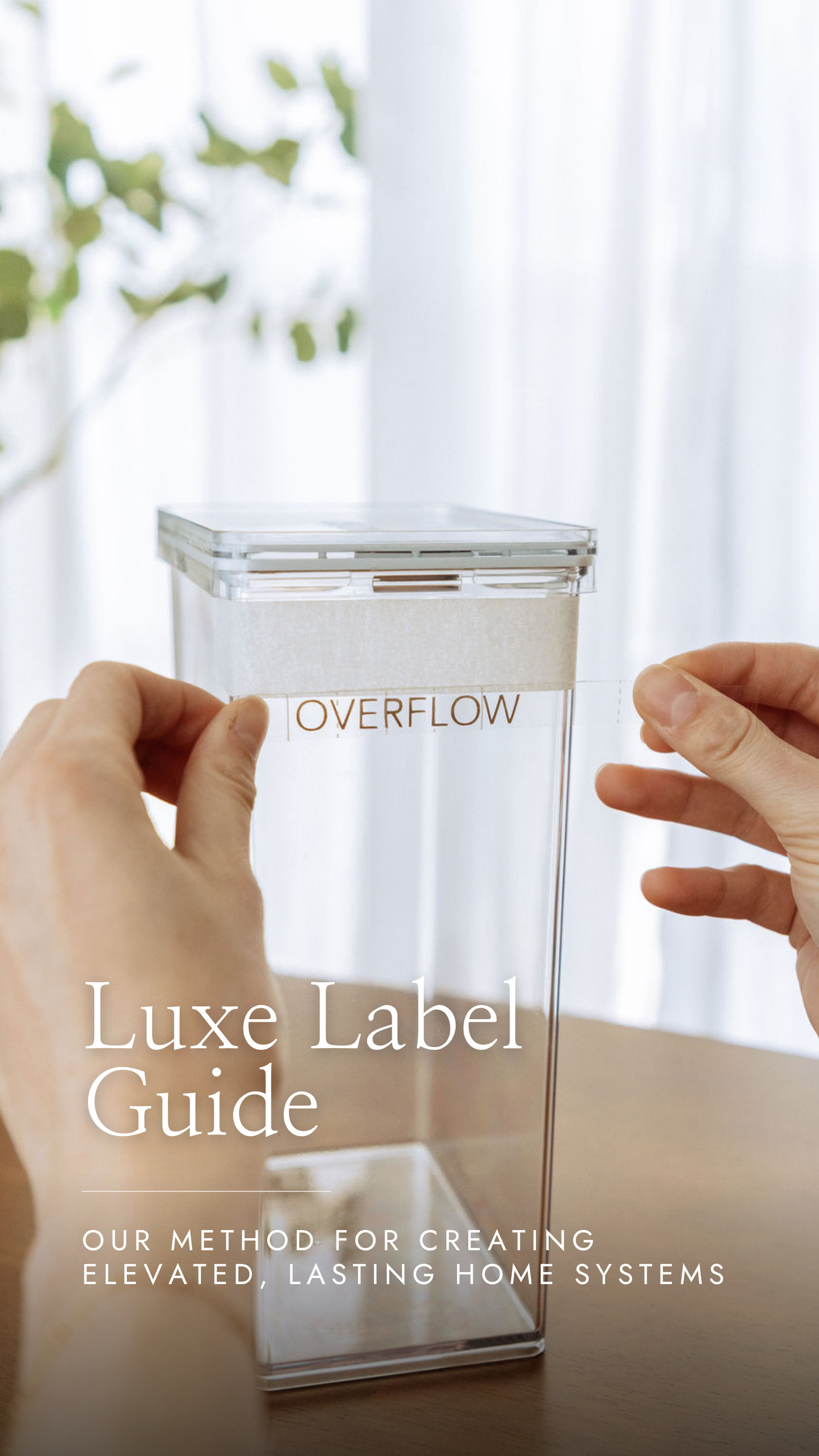 We’re THRILLED to finally share our #1 most-requested resource — the Luxe Label Guide is here!! 🎉

For years, we’ve been asked how our team creates the custom vinyl labels used throughout Graceful Spaces projects, and we’re so excited to finally bring that process to you. Inside this complimentary guide, we’re walking you through the exact approach our team uses to create labels that feel clean, consistent, and built to support lasting organization.

#LTKmomlife #LTKHome
