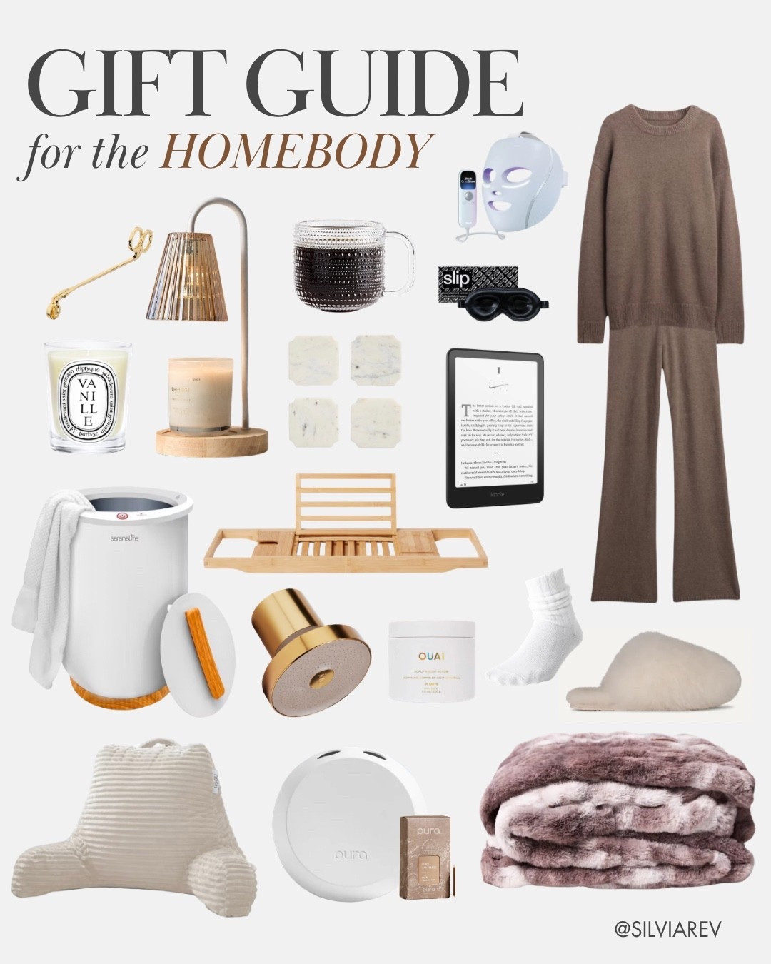 Gifts for the girl who loves nights at home🤍

#giftguide #giftsforher #homebody #giftsforhomebody #cozygifts #home #selfcare #relaxing #skincare #matchingset #loungeset #slippers #blanket #luxe #candle #gap #ugg #aritzia #target #revolve 

#LTKselfcare #LTKGiftGuide #LTKHome