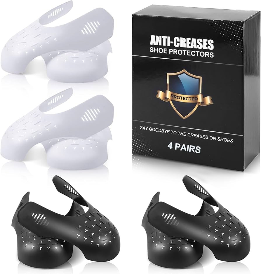 TUPEED 4 Pairs Shoe Boot Creases Preventers, Anti-Wrinkle Shoe Guards For Air Jordan Air Force, S... | Amazon (US)