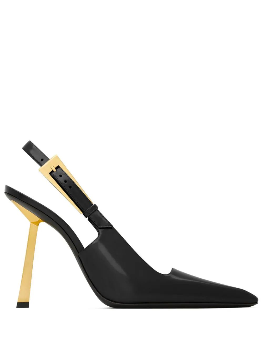 Saint Laurent Lee 110mm Slingback Pumps - Farfetch | Farfetch Global