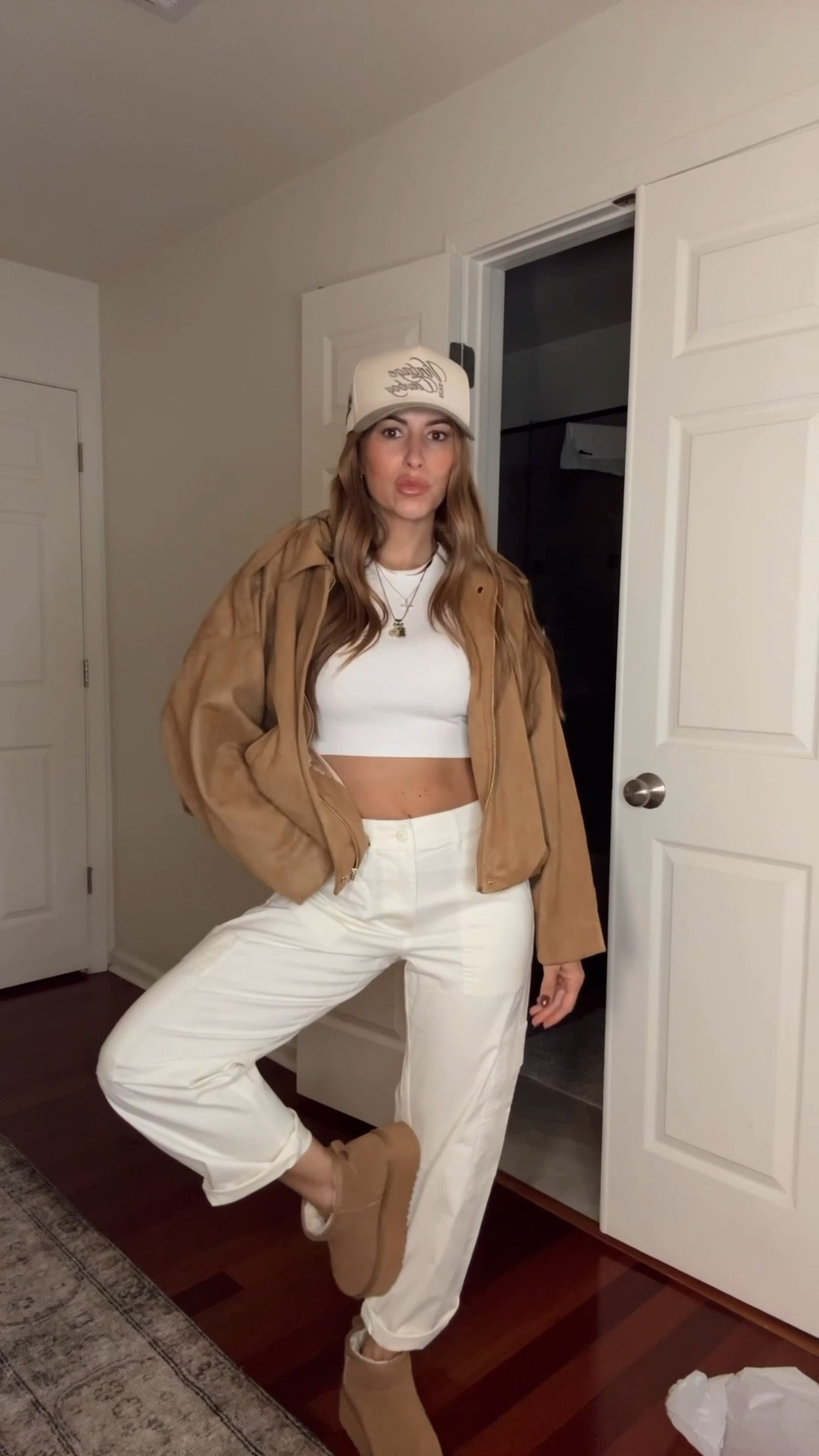 Beige and cream fit check  

#LTKPetite #LTKShoeCrush #LTKFindsUnder50