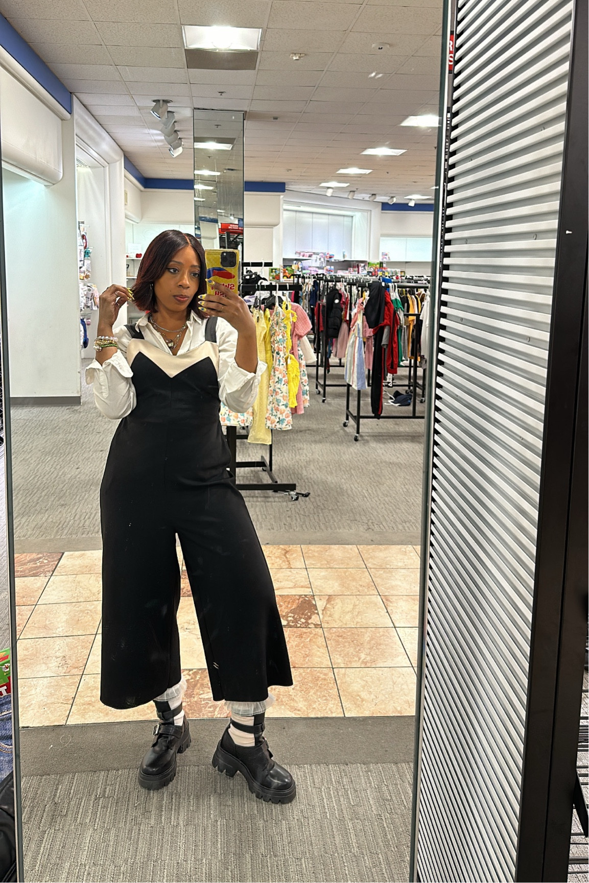 Jumpsuit/ Ruffle Socks/ Cut-Out Booties


#LTKStyleTip #LTKFindsUnder100