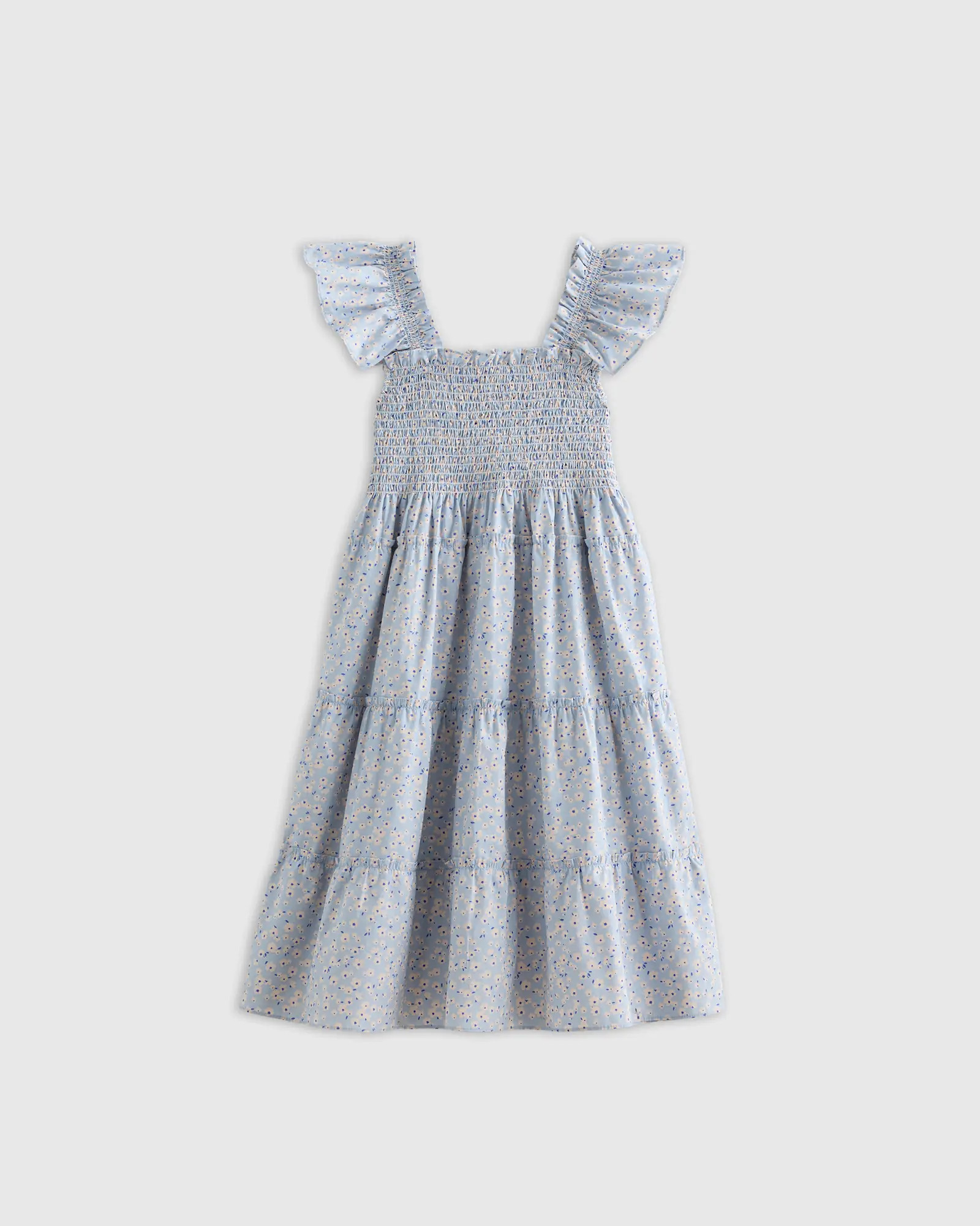 100% Organic Cotton Poplin Smocked Dress | Quince