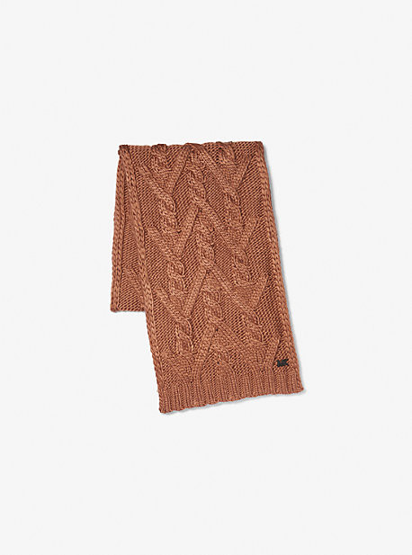 Cable Knit Scarf | Michael Kors US