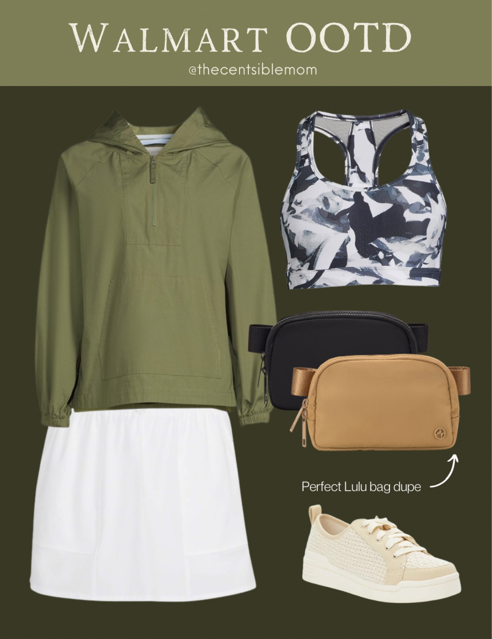Walmart ootd. Walmart finds. Walmart style. Walmart fashion. Cute Walmart clothes for spring. Womens spring style. Womens spring outfits. Workout outfits for less. Lululemon dupes. Lulu dupe purse. Cute tennis shirts. Green jacket. Spring green jacket. Jackets for spring. Tennis skirt style. Walmart clothes. Mom style. Walking the dog. Kids park day. 

#LTKunder50 #LTKstyletip #LTKSeasonal