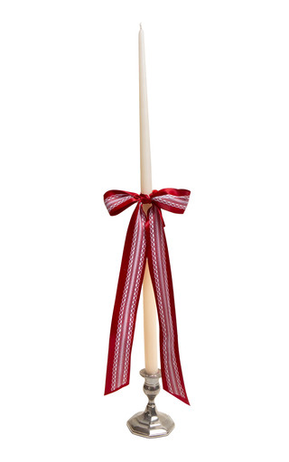 Taper Candle With Lace Bow | Moda Operandi (Global)