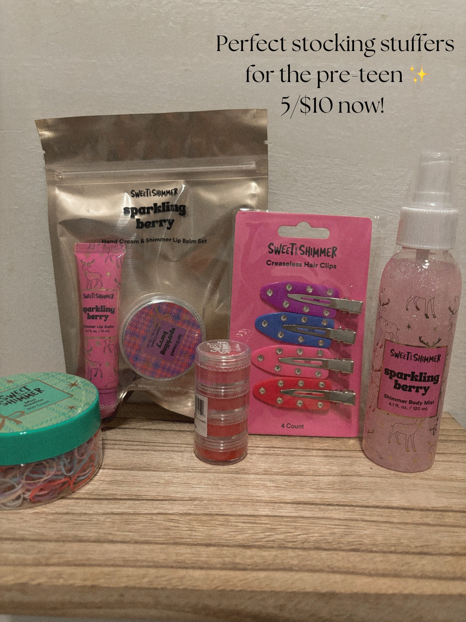 A fun find after trying to make it to free shipping on my Ulta order! 
5/$10 and perfect stocking stuffers for the pre-teen or “in-betweener”
#StockingStuffers #PreteenGifts 


#LTKKids #LTKBeauty #LTKSaleAlert
