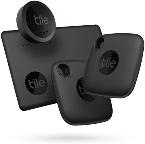 Tile Mate Essentials (2022) 4-Pack (2 Mate, 1 Slim, 1 Sticker)- Bluetooth Trackers & Item Locator... | Amazon (US)