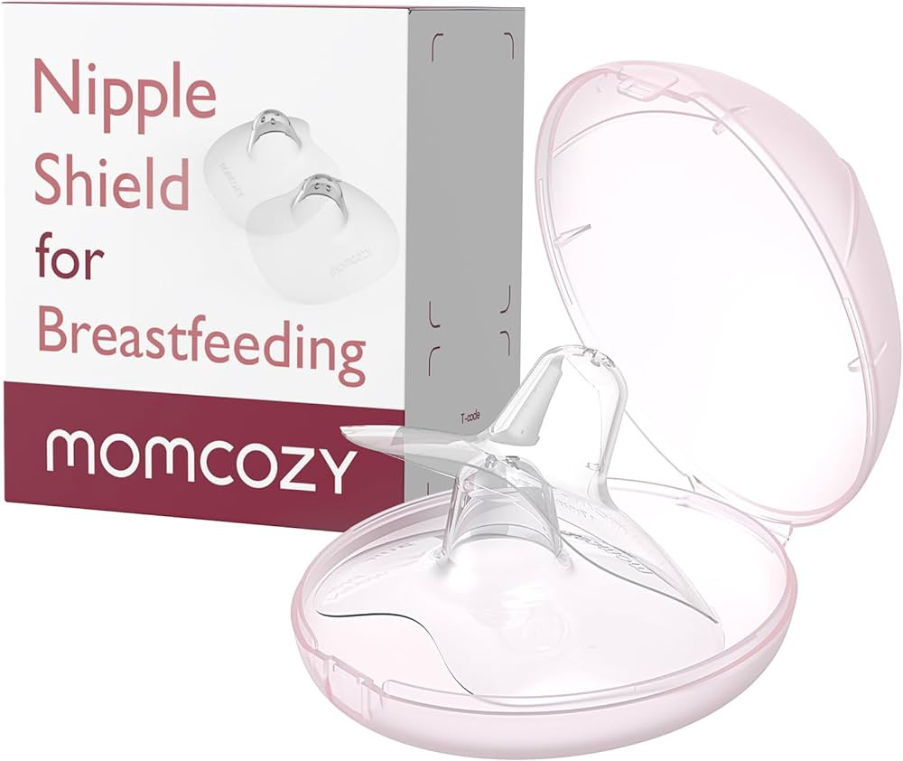 Momcozy Contact Nipple Shields, 100% Food-Grade Silicone for Breastfeeding Difficulties, Ultra-Th... | Amazon (US)