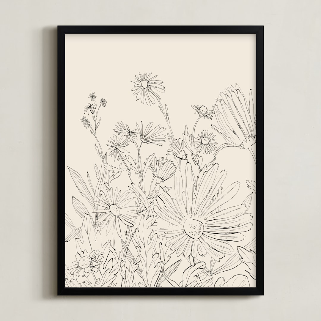 Field of wild flowers I | Minted