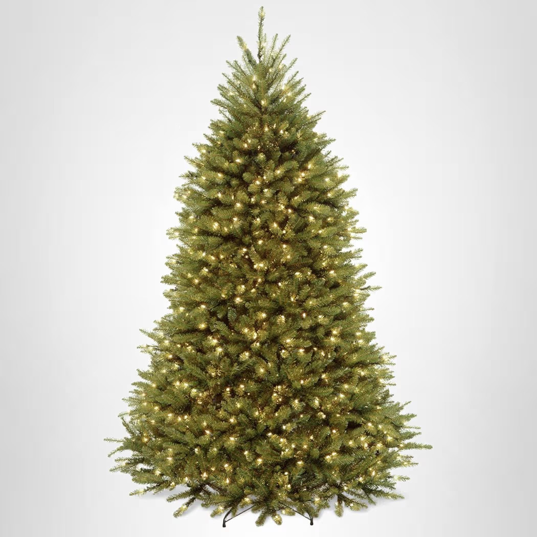 National Tree Company 6.5 ft Pre-Lit Dunhill Fir Artificial Christmas Tree, 650 Clear Lights, 1,8... | Amazon (US)