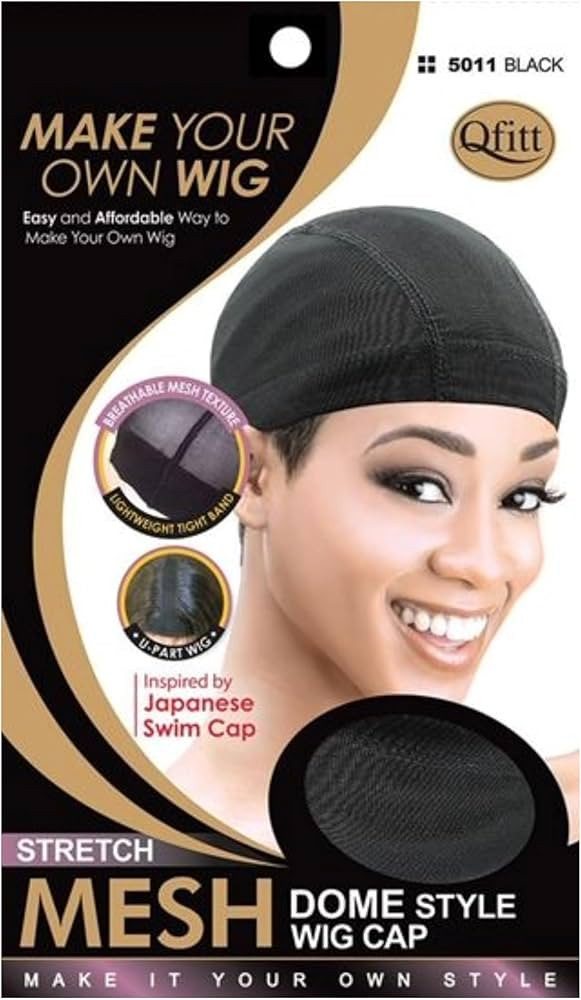 Mesh Dome Style Wig Cap by Qfitt 5011 Black | Amazon (US)
