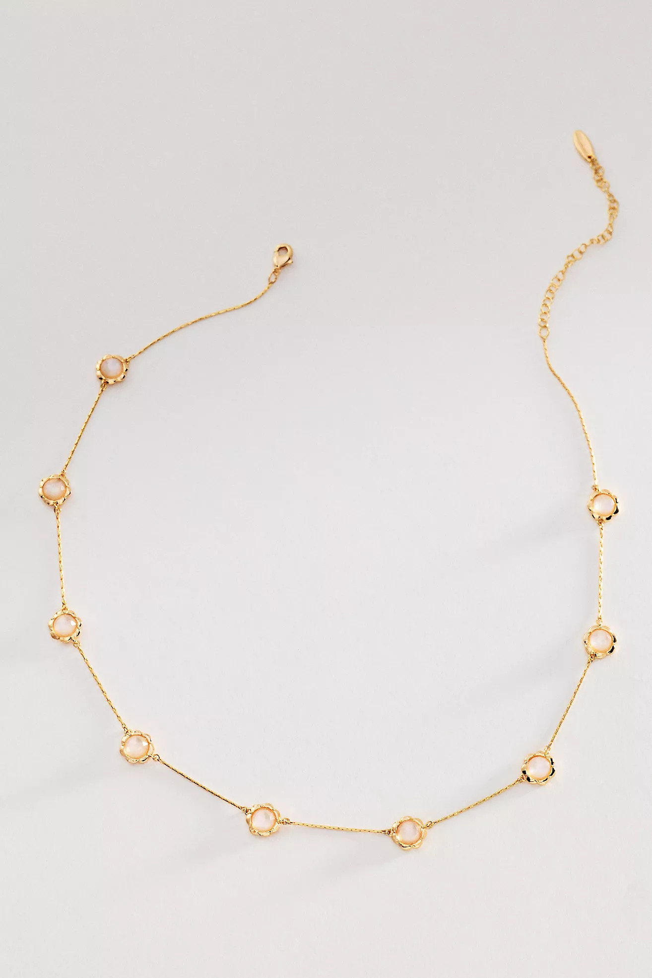 Delicate Dotted Stone Necklace | Anthropologie (US)
