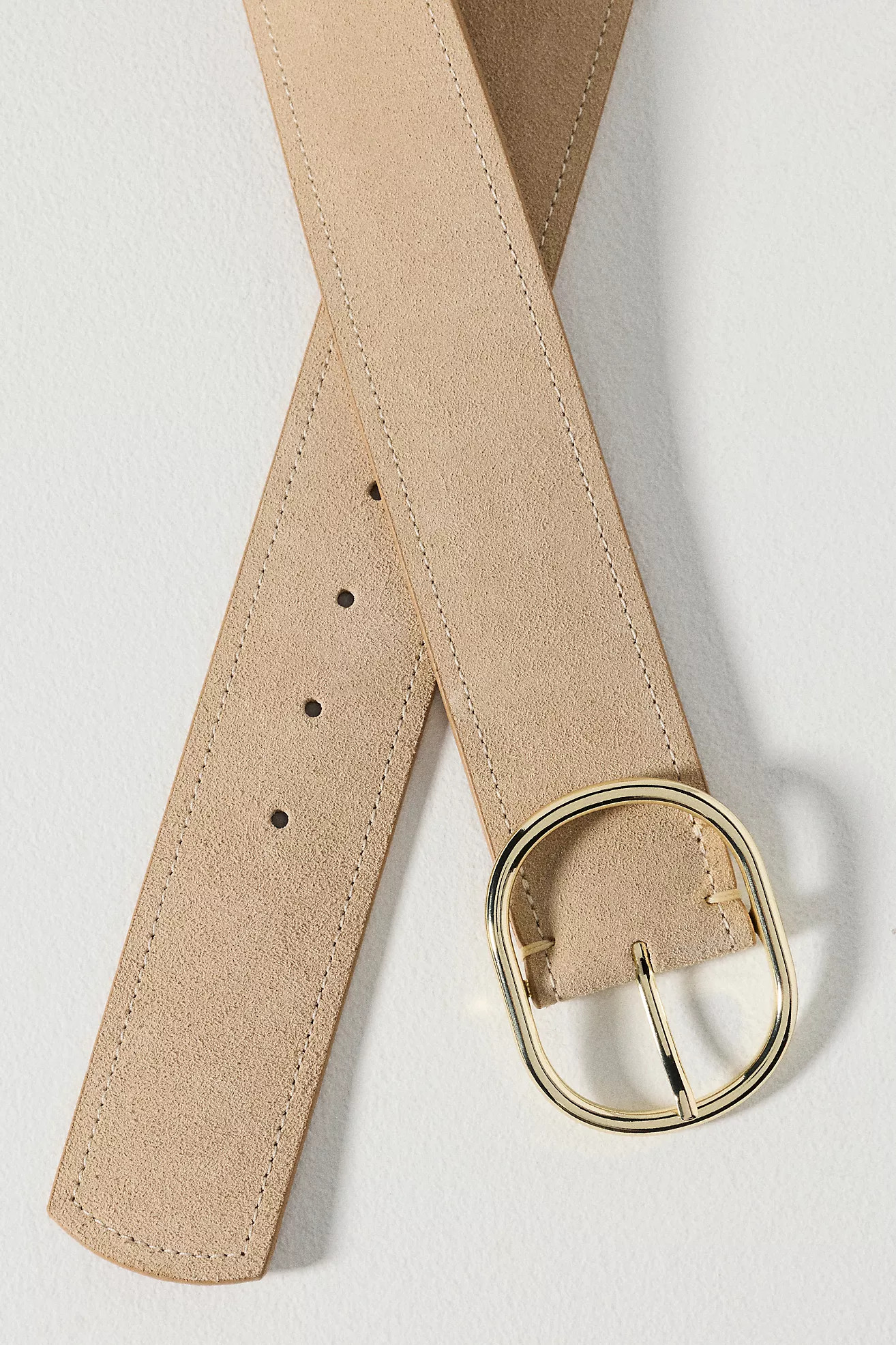 Oval Buckle Leather Belt | Anthropologie (US)