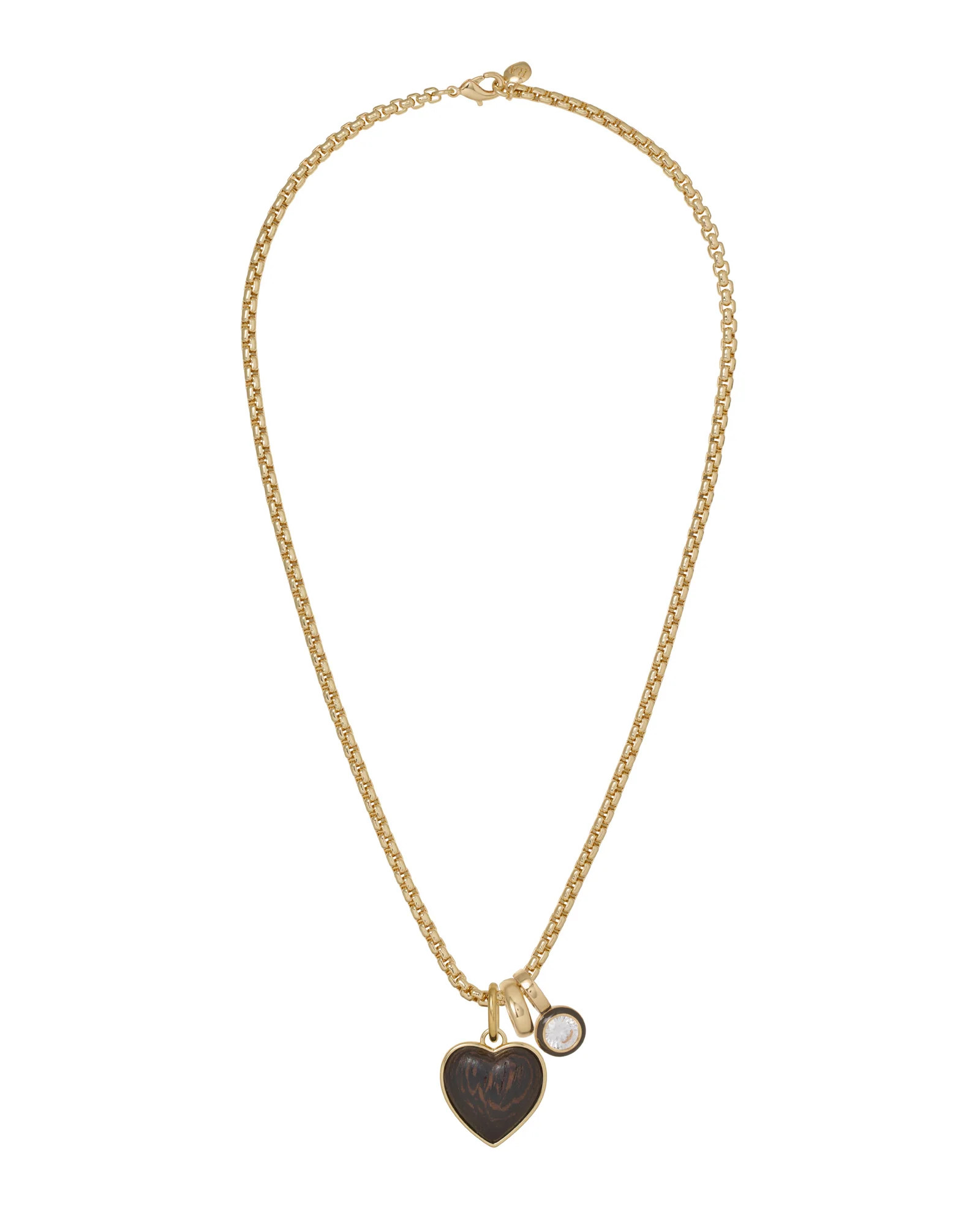 The Mini Simple Wood Heart Pendant | Roxanne Assoulin
