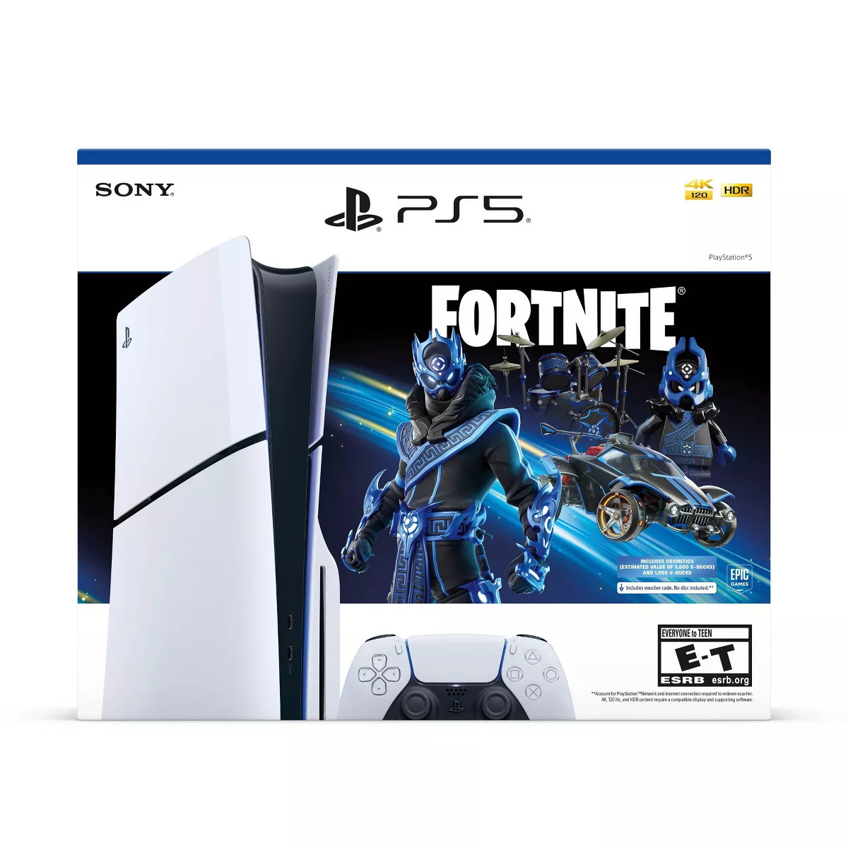PlayStation 5 Disc Console Fortnite Cobalt Star Bundle | Target
