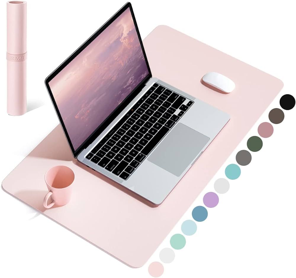 Non-Slip Desk Pad,Mouse Pad,Waterproof PVC Leather Desk Table Protector,Ultra Thin Large Desk Blo... | Amazon (US)