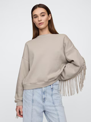 Oversized Western Crewneck Sweatshirt | Gap Factory