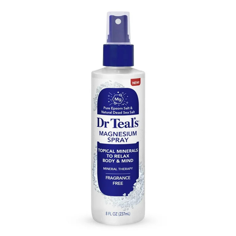 Dr Teal's Magnesium Spray, Fragrance Free, 8 fl oz - Walmart.com | Walmart (US)