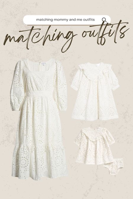 Matching mommy and me outfits from Nordstrom!
Matching outfits, mommy daughter outfits, eyelet dress, toddler outfit, baby outfit 

#LTKbaby #LTKfamily #LTKSeasonal
