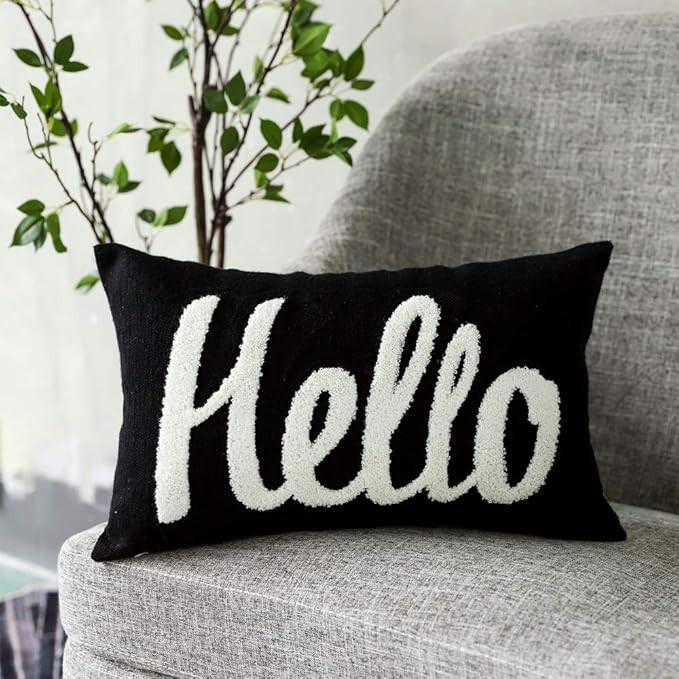 LANANAS Decorative Throw Pillow Covers for Couch Sofa Bedroom Kids Pillow Cushion Cases12x20 Inch... | Amazon (US)