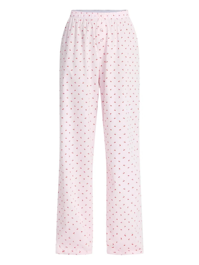 No Boundaries Sleepwear Cotton Boxer Pants, 31'' Inseam, Women's XS-XXL | Walmart (US)