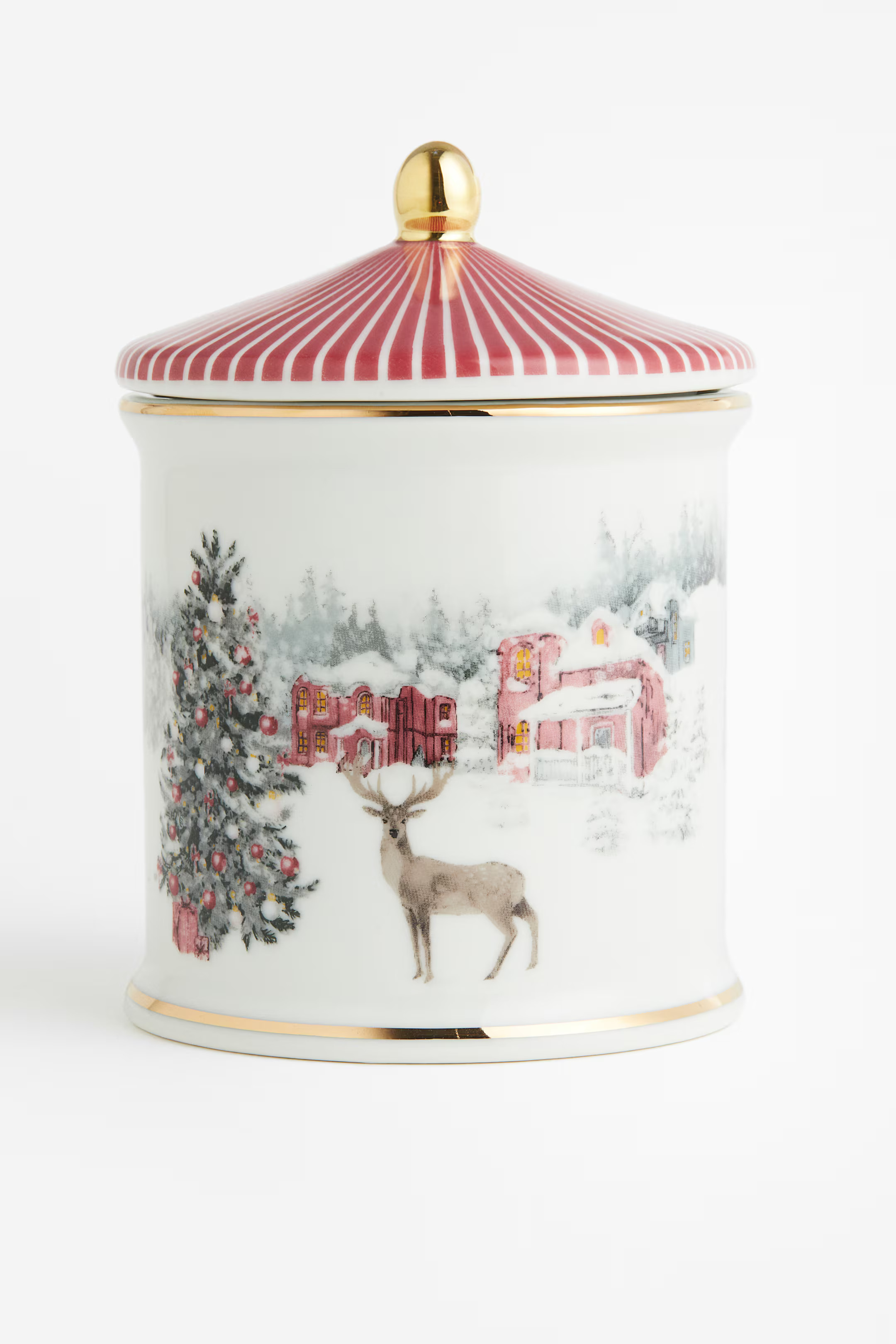 Porcelain Trinket Jar with Motif | H&M (US + CA)