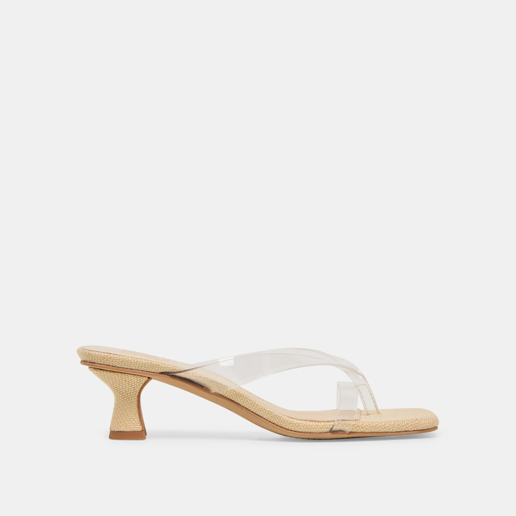 Brevel Vinyl Heels Crystal Jelly | DolceVita.com