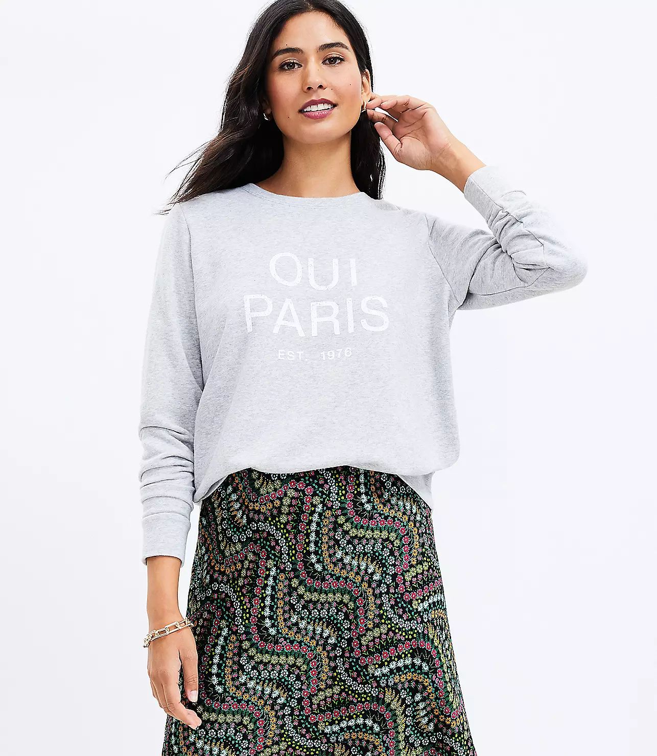 Oui Paris Sweatshirt | LOFT