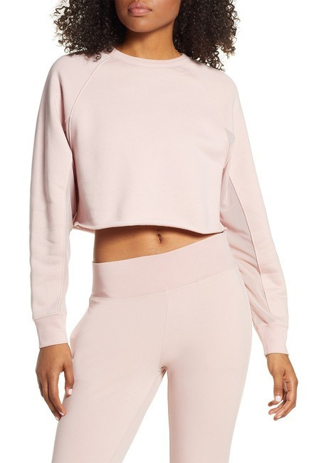 Transcend Cutout Crop Pullover | Nordstrom Rack