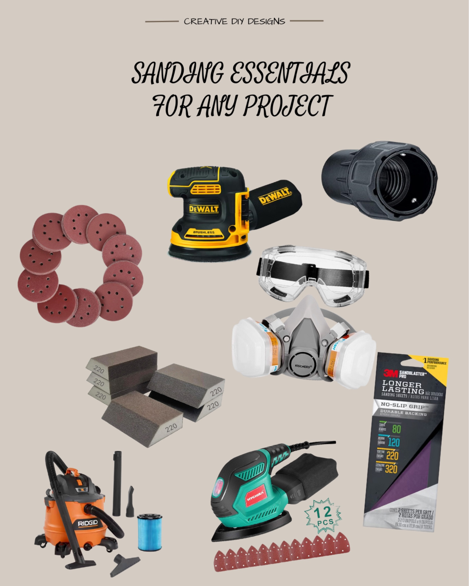 Sanding essentials for any DIY project.

#LTKhome