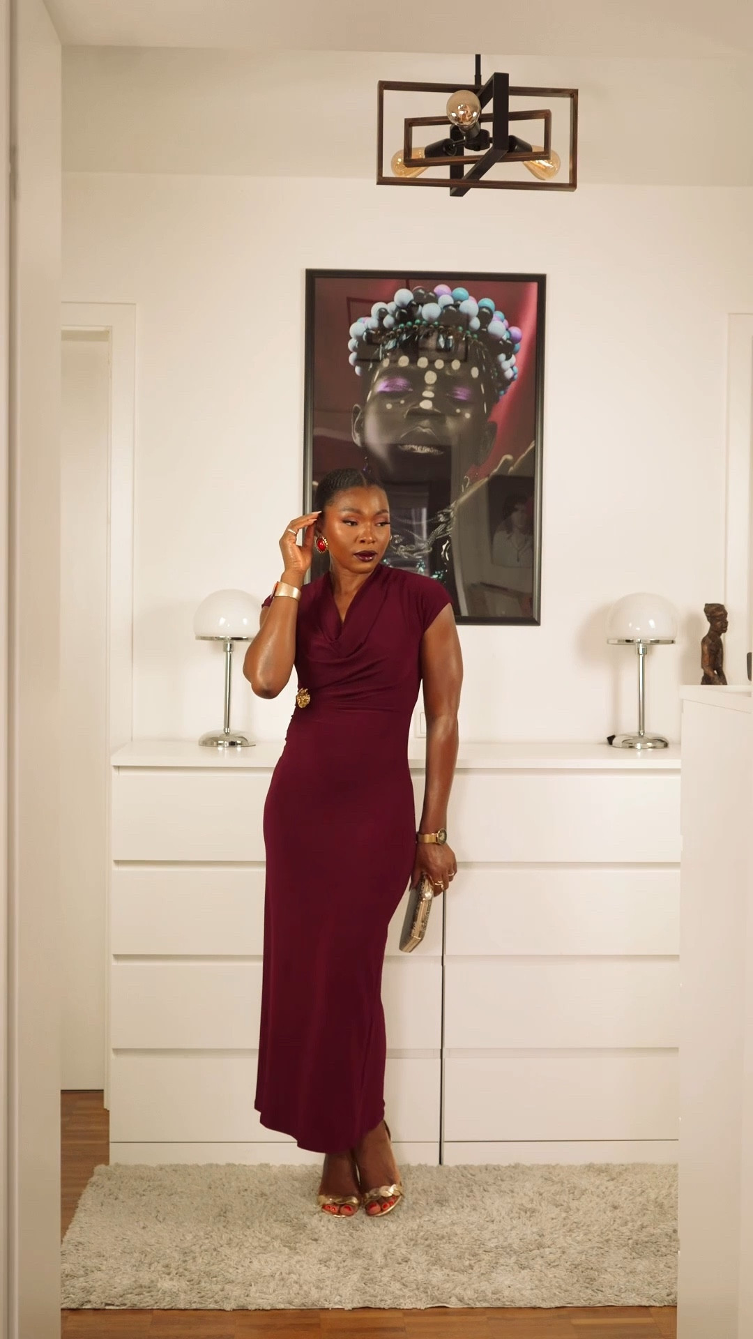 Burgundy color is so complimentary to my skin. That’s who I wore this beautiful dress to dinner. Check out the link ❤️ #ootd

#LTKfestive #LTKeurope #LTKdatenight