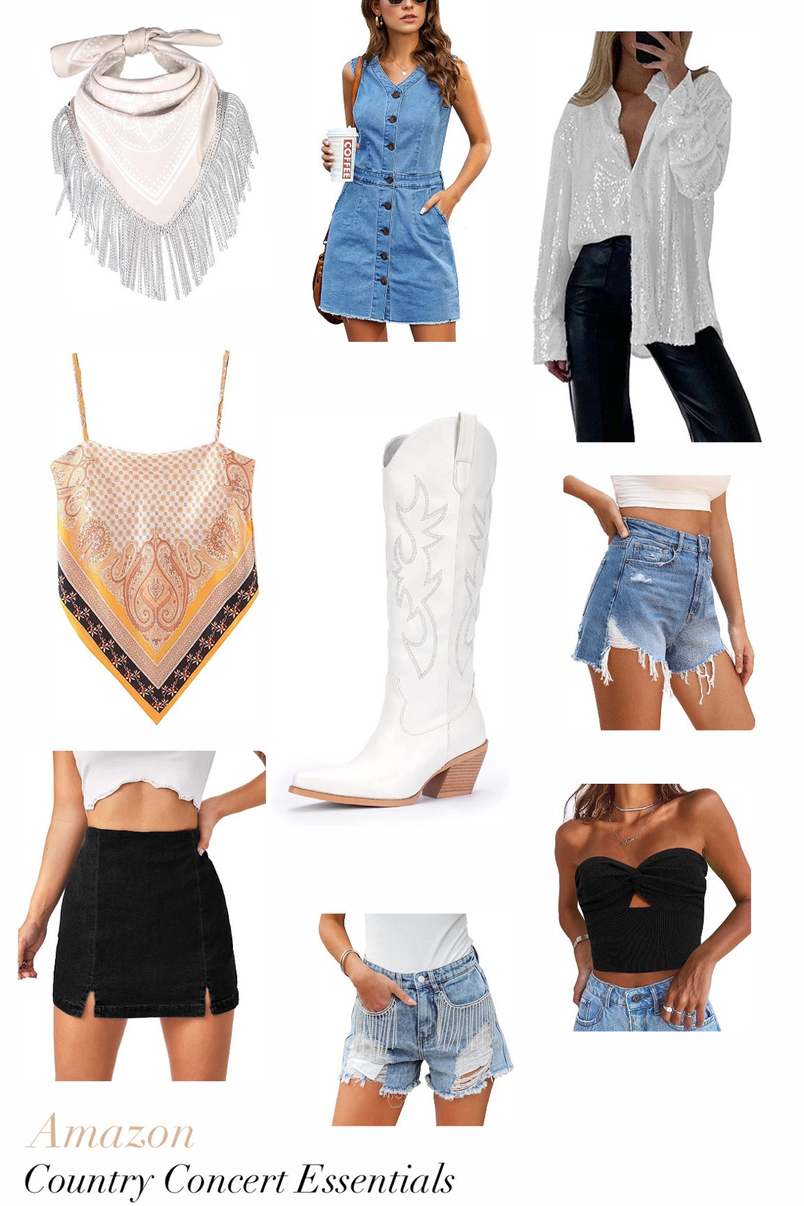Amazon Country Concert Essentials!! 

#LTKunder100 #LTKstyletip #LTKFind