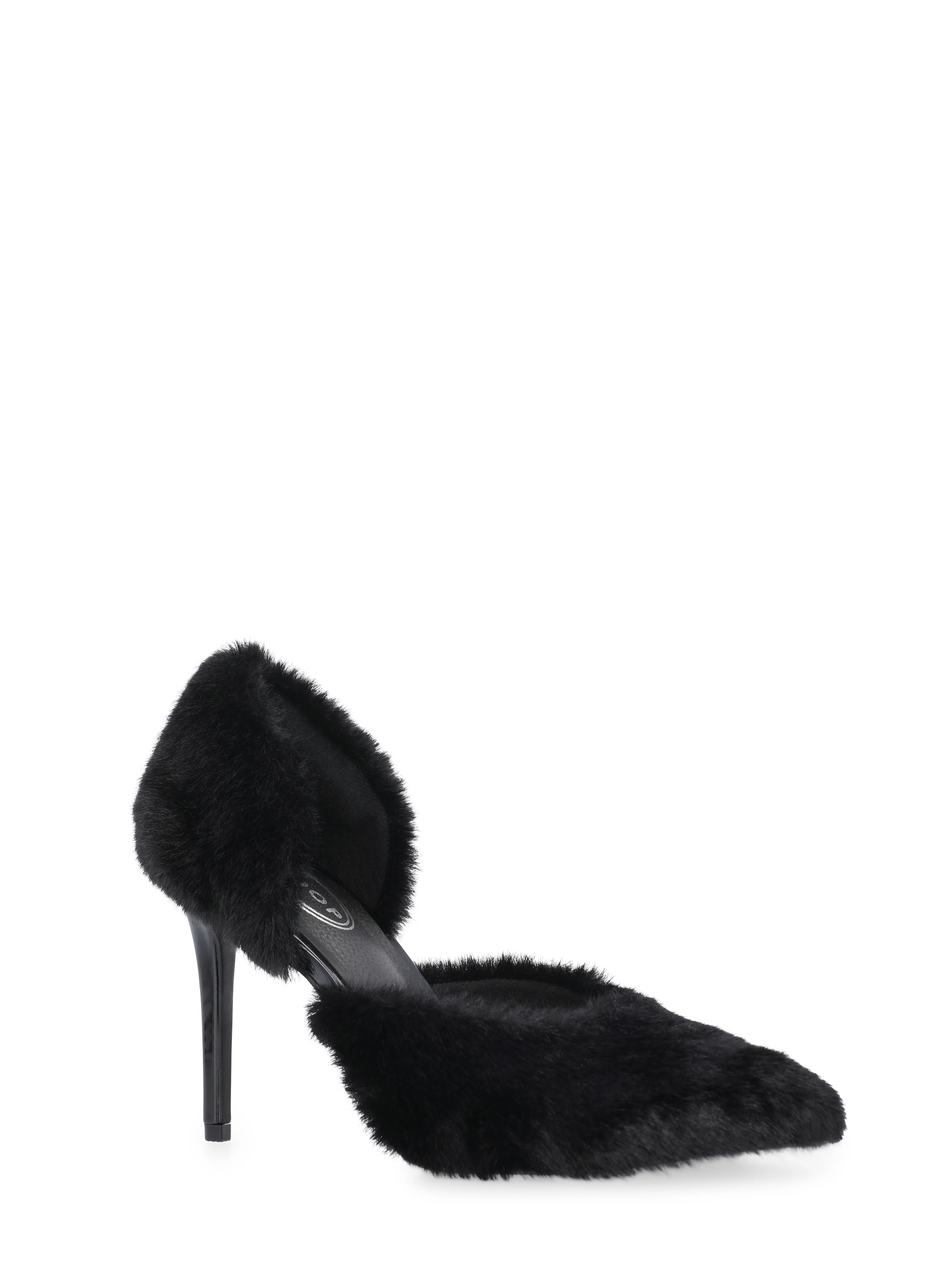Scoop Women's Faux Fur Stiletto Heels | Walmart (US)