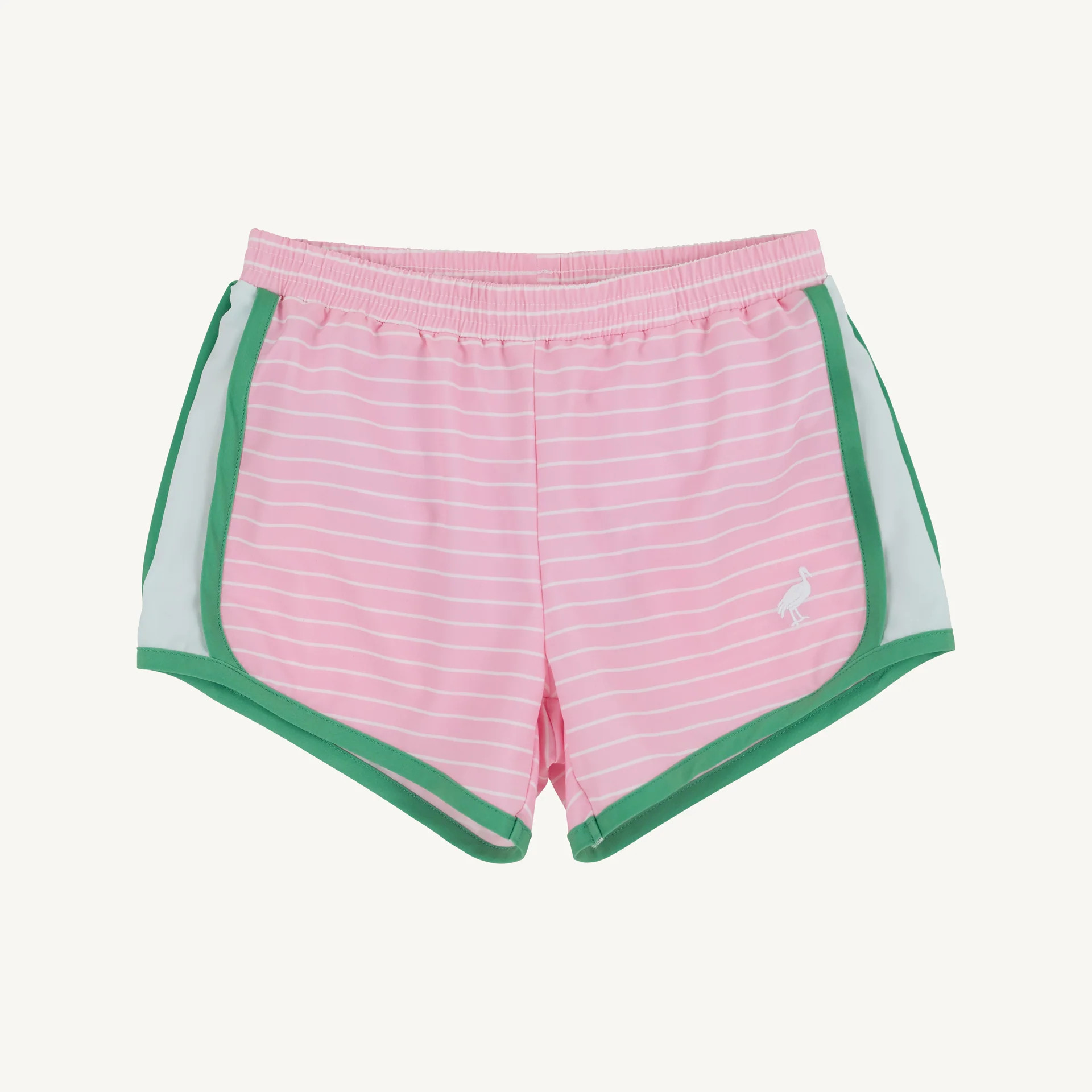 Prepletic™ Shimmy Shake Shorts - Pier Party Pink Stripe with Gibson Is | The Beaufort Bonnet Company