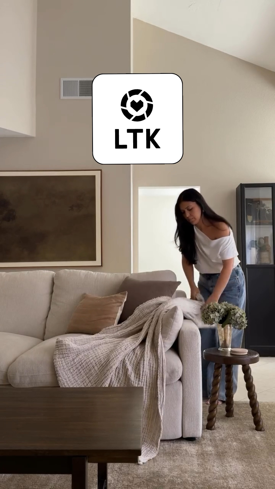 Couch | Kennedy Sectional from Living Spaces
Cabinet | IKEA Billy bookcase

Living room inspo, living room ideas , grey couch, couch pillows, wall art, black cabinet, living room decor, neutral home decor

#LTKselfcare #LTKHome #LTKmorningroutine