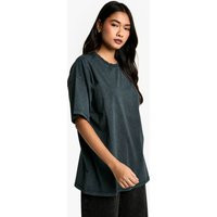 Womens Acid Wash T-Shirt - Grey - 2 | boohoo (US & Canada)